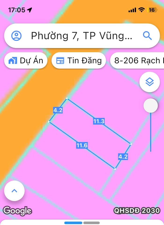 Bán đất mặt tiền đường HMT, Phường Tam Thắng, 55m² - Nhà ở tốt, giá chỉ 6.2 tỷ!