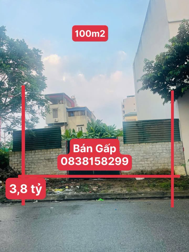 Đất nền Tây Mỗ, Nam Từ Liêm 100m² giá 3.8 tỷ - Cơ hội đầu tư hấp dẫn!