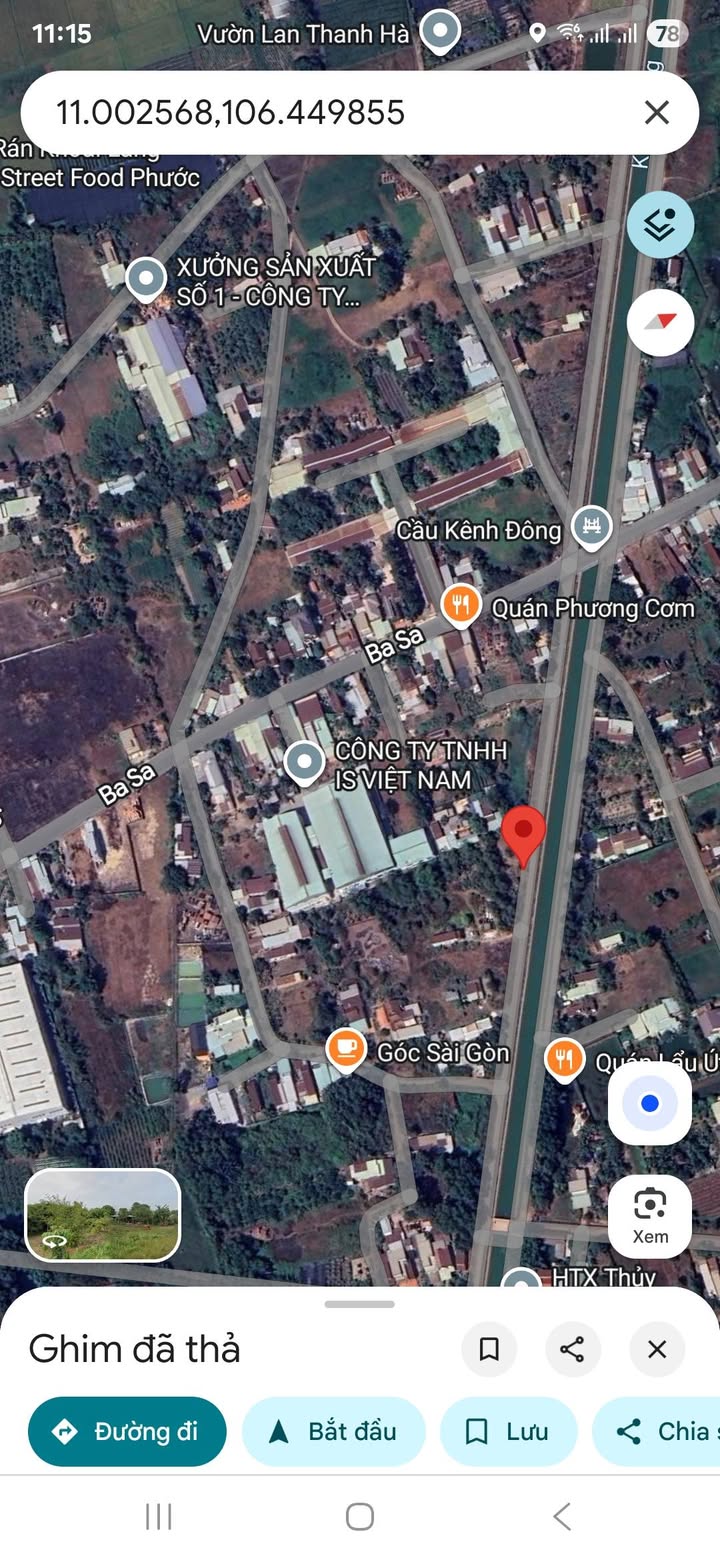 Đất nền xã Phước Hiệp, Củ Chi 597m² giá 820 triệu - Đầu tư sinh lời tốt!