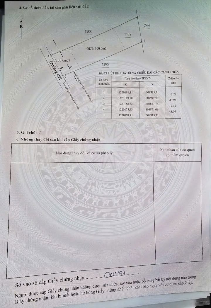 Đất nền Khánh Bình Tân Uyên 540m² giá 5 tỷ - Cơ hội đầu tư sinh lời!