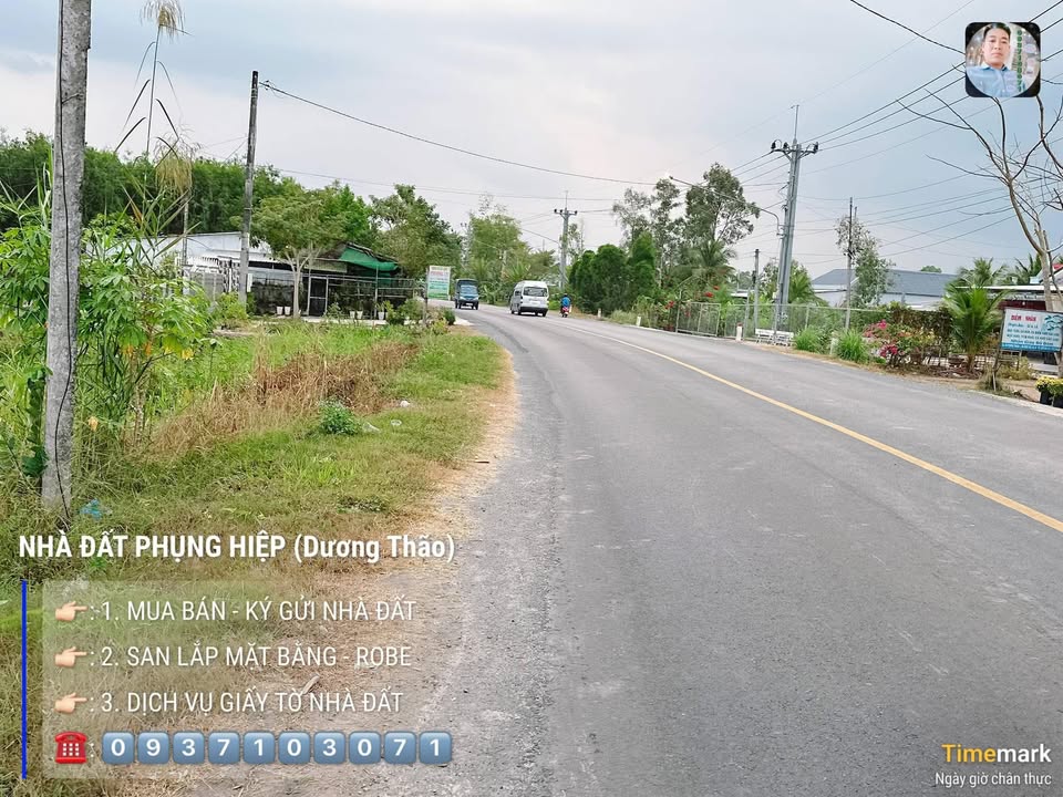 Đất thổ cư mặt tiền Quốc Lộ Hưng Phú, Sóc Trăng 600m² giá 1.2 tỷ - Cơ hội đầu tư tuyệt vời!