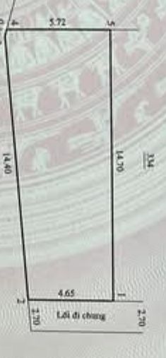 Đất nở hậu hẻm Âu Cơ, Bùi Thị Xuân, Quy Nhơn 76,6m² - Sổ đỏ chính chủ, giá chỉ 850 triệu!