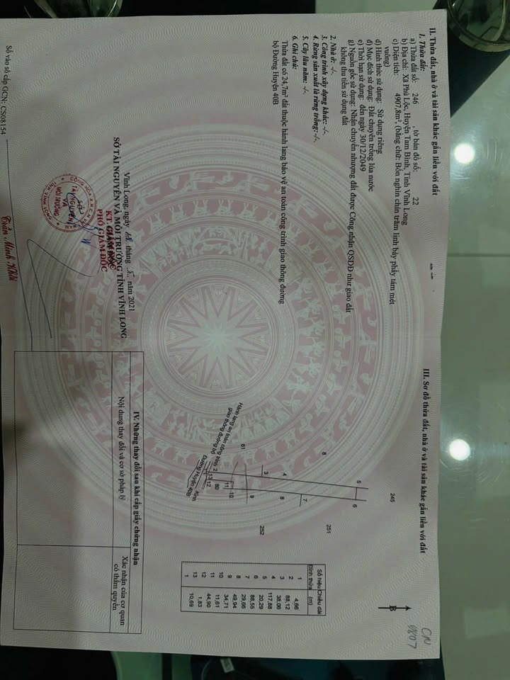 Đất nền 4907m² mặt tiền đường huyện 40B, xã Phú Lộc - Giá chỉ 2.1 tỷ!