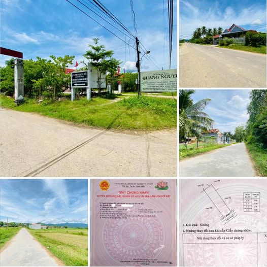 Đất nền thổ cư 288m² Thạch Bàn Tây, Cát Sơn, Phù Cát - Sổ hồng mới, giá chỉ 500 triệu!