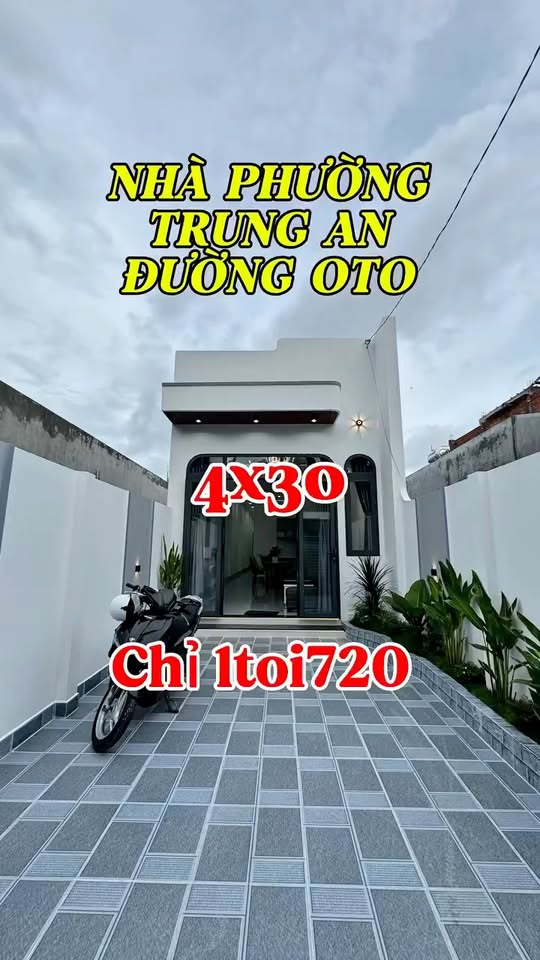 Nhà cấp 4 tại phường Trung An, TP Mỹ Tho 120m² giá 1.72 tỷ - Thiết kế hiện đại, sẵn sàng vào ở!