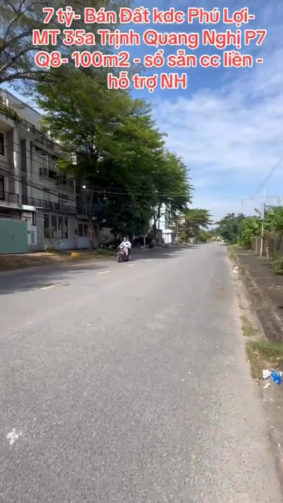 Đất nền khu dân cư Phú Lợi Q8 100m² giá 7 tỷ - Sổ hồng công chứng ngay!