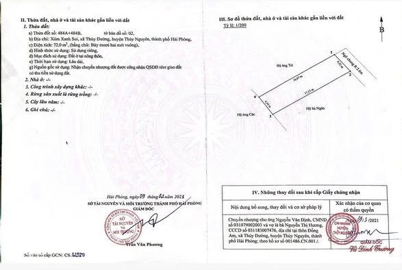 Đất nền Thủy Đường Hải Phòng 73m² giá chỉ 1.6 tỷ - Chính chủ bán gấp!