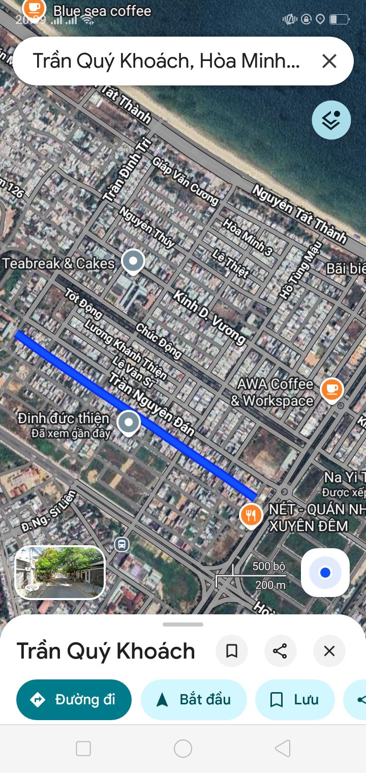 Đất ở đường Trần Quý Khoách, Đà Nẵng 85m² giá 5.65 tỷ - Vị trí đắc địa gần trường học!