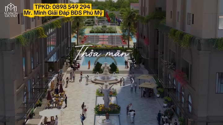 Căn hộ Maison Grand Phú Mỹ 50m² giá 2 tỷ - Đầu tư sinh lời vượt trội!