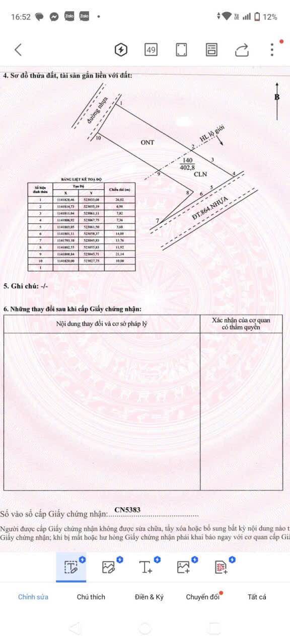 Đất thổ cư 350m² đường TL864, Mỹ Lương, Cái Bè - Kinh doanh thuận lợi!