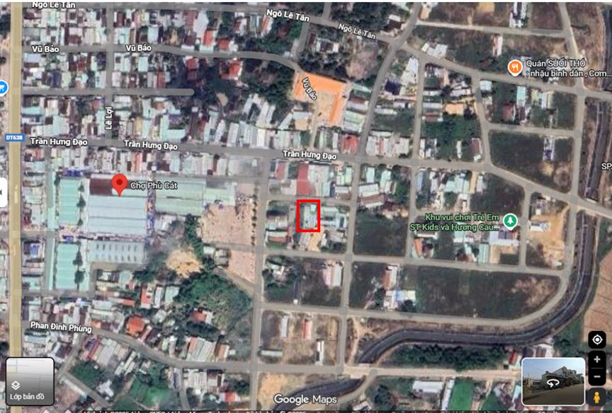 Đất mặt sau chợ Phù Cát 144m² giá chỉ 3 triệu - Tiềm năng kinh doanh lớn!