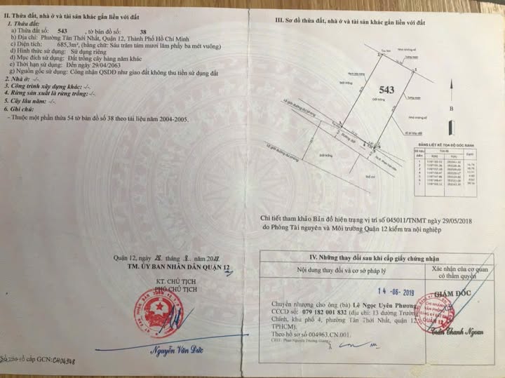 Nhà xưởng 685m² tại Tân Thới Nhất, Q.12 - Giá 36 tỷ, cho thuê 60 triệu/tháng!