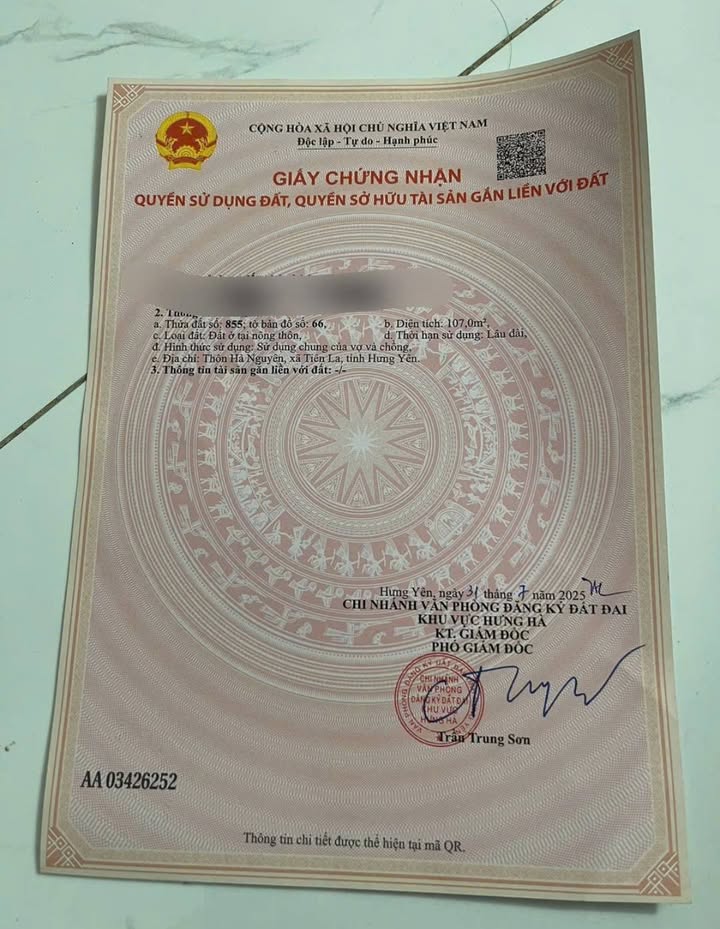 Đất nền khu phố Hà Nguyên, xã Thái Phương, 107m² giá 1.7 tỷ - Cơ hội đầu tư hấp dẫn!