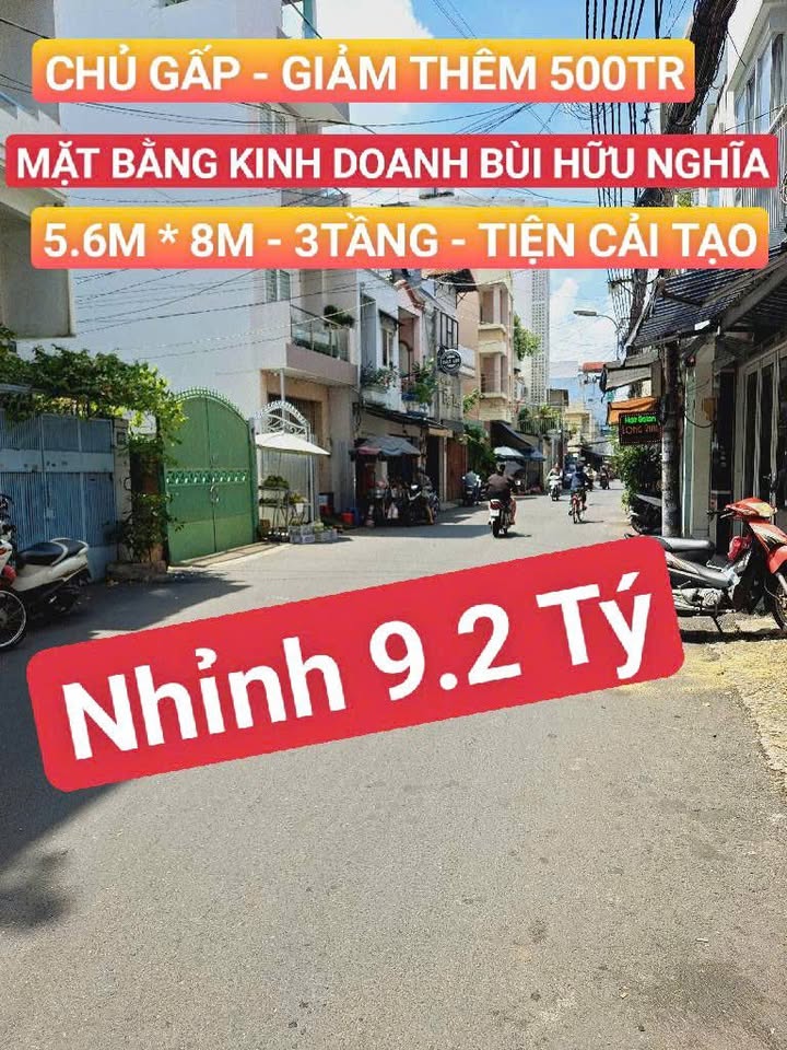 Nhà mặt tiền Bùi Hữu Nghĩa, Bình Thạnh 44m² giá 9.5 tỷ - Cơ hội đầu tư hiếm có!