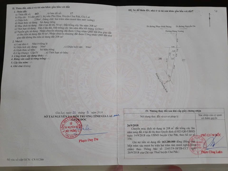 Đất 2 mặt tiền Hùng Vương Lý Thường Kiệt 250m² - Chính chủ bán gấp!