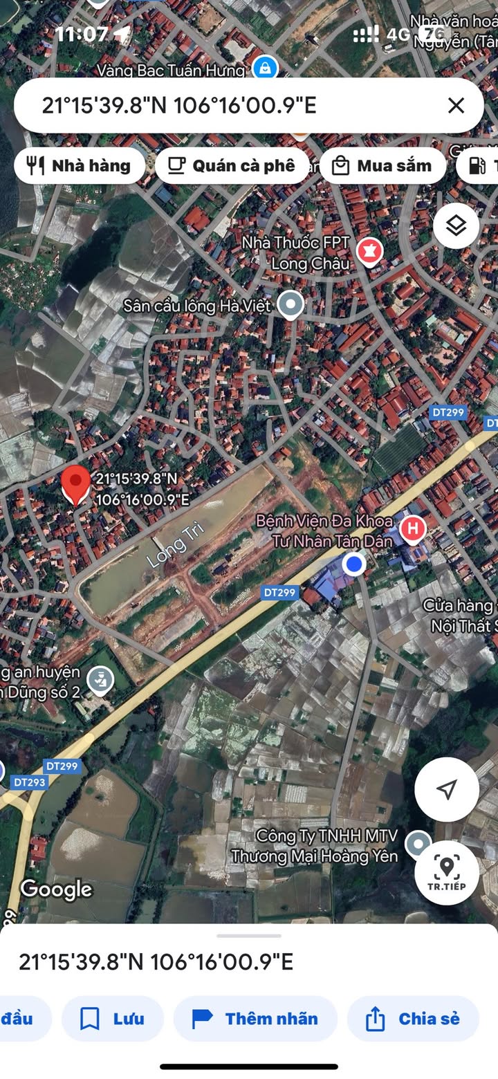 Đất nền Tổ dân phố Long Trì, phường Tân An, 120m² giá 2 tỷ - Vị trí đắc địa, đầu tư sinh lời!