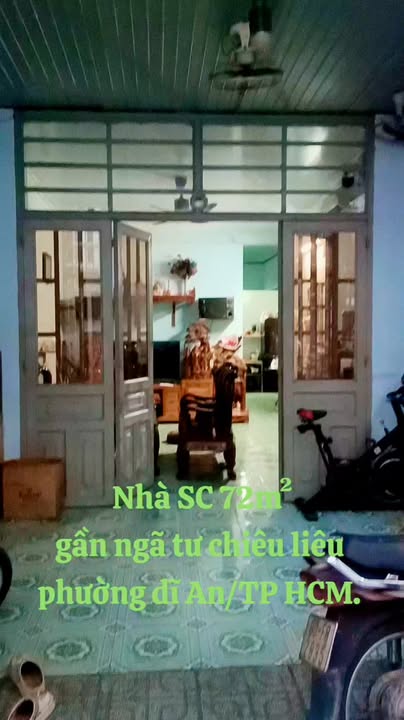 Nhà riêng Dĩ An 72m² giá 1.58 tỷ - Gần chợ và trường học!