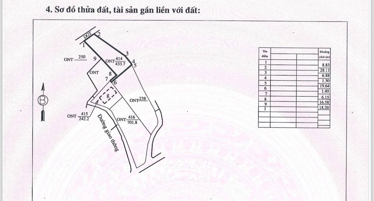 Đất nền Bảo Thanh, Phù Ninh 433m² giá 1 tỷ - Nở hậu cực đẹp, pháp lý rõ ràng!