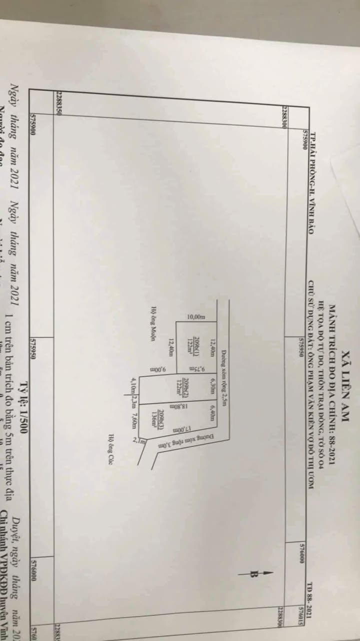 Đất thổ cư Liên Am, Vĩnh Bảo 360m² giá 1.5 tỷ - Cơ hội đầu tư lý tưởng!