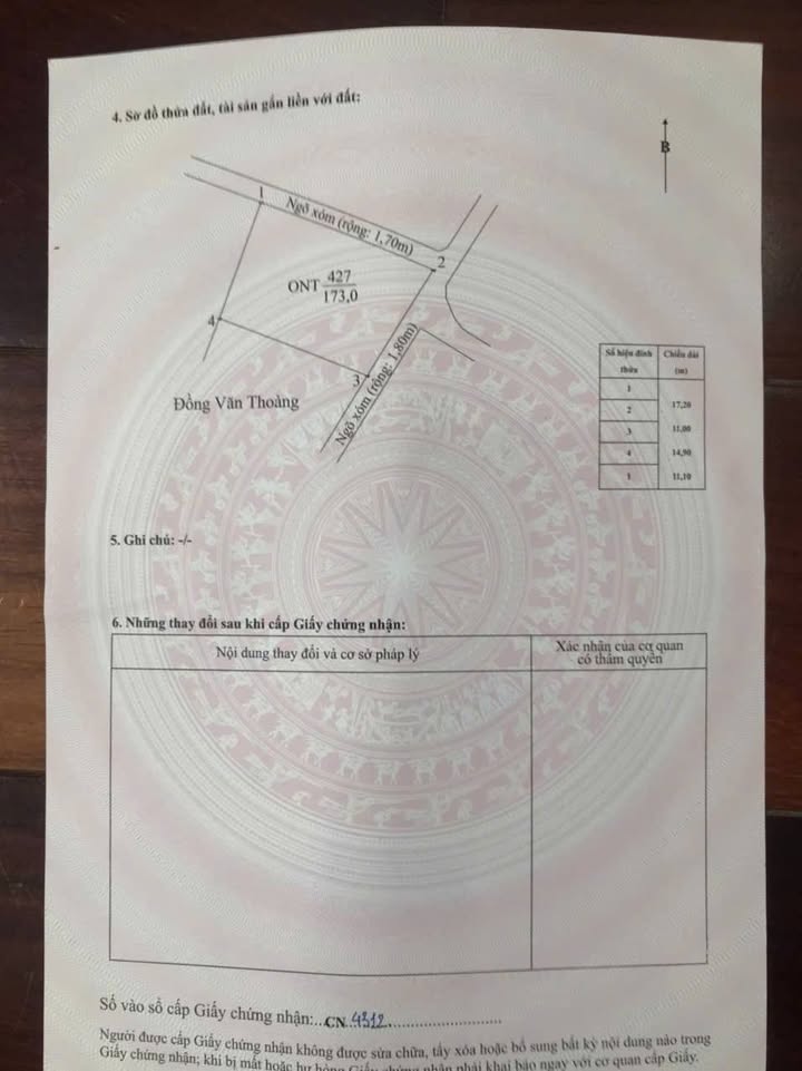 Bán đất tặng nhà cấp tại Kiến Hải, Hải Phòng 173m² - Nhà kiên cố, vị trí thuận lợi!