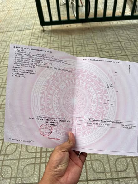 Đất nền góc 2 mặt tiền tại Tân Biên 233.1m² giá chỉ 450 triệu - Cơ hội đầu tư tuyệt vời!