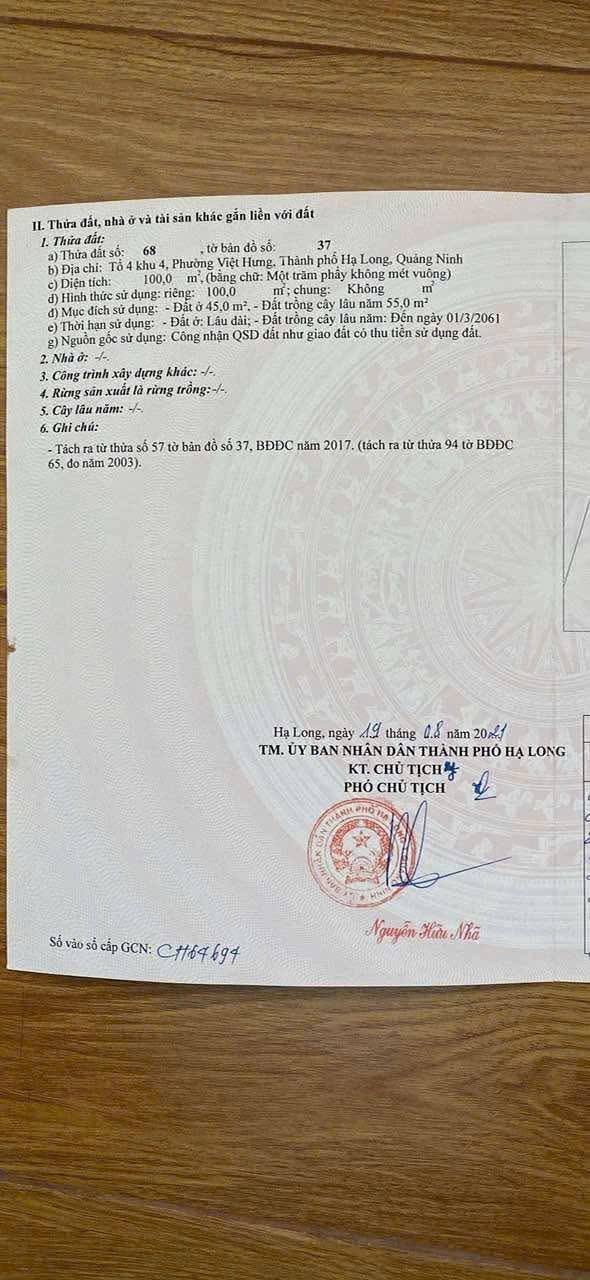 Đất ở Ngõ 8 Việt Hưng 100m² giá 1.2 tỷ - Cơ hội đầu tư hiếm có!