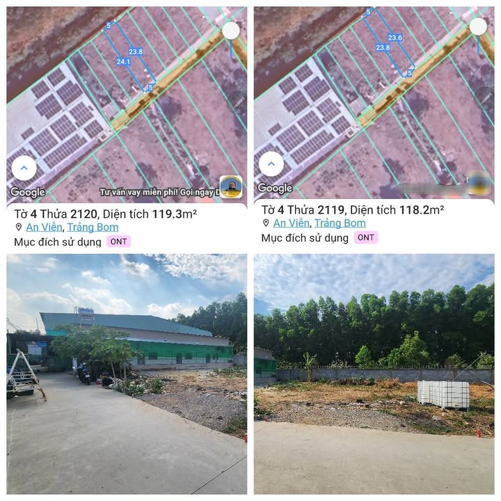 Đất nền An Viễn, Trảng Bom, Đồng Nai: 118.2m² giá 1.05 tỷ - Đầy đủ thổ cư, thương lượng tốt!