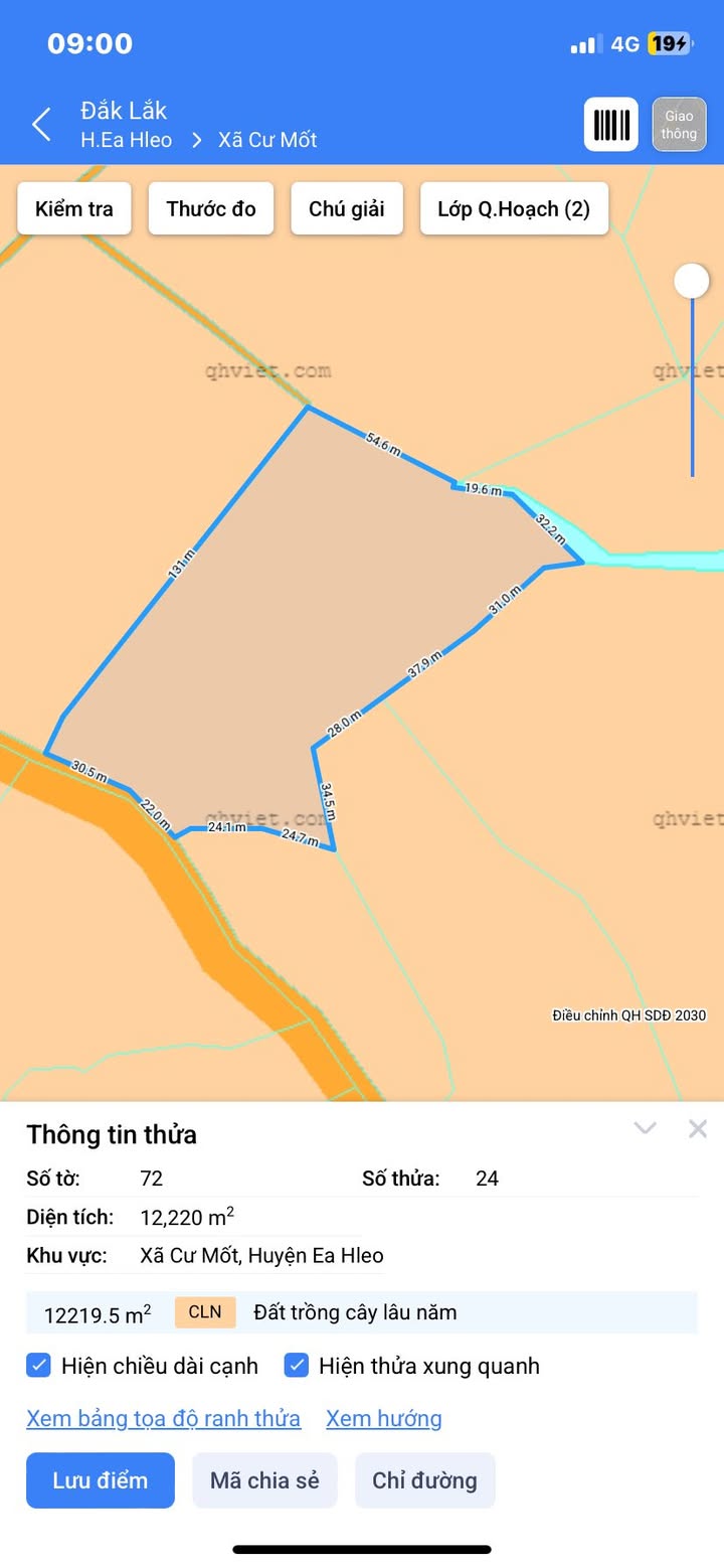 Đất nền Cư Mốt, Ea H'leo 12.000m² giá 400 triệu - Cơ hội đầu tư tuyệt vời!