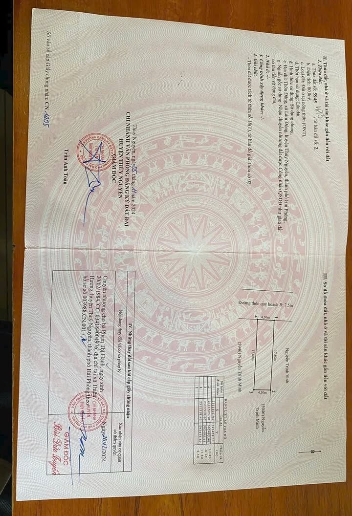 Đất nền Lâm Động, Thủy Nguyên 80m² giá chỉ 3 tỷ - Đầu tư sinh lời ngay!