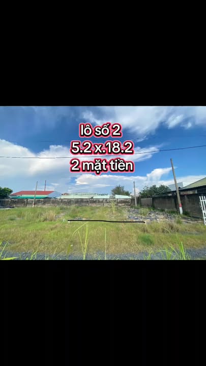 Đất nền 2 mặt tiền Phường 6 Tân An 94m² - Sổ đỏ chính chủ, đầu tư sinh lời!