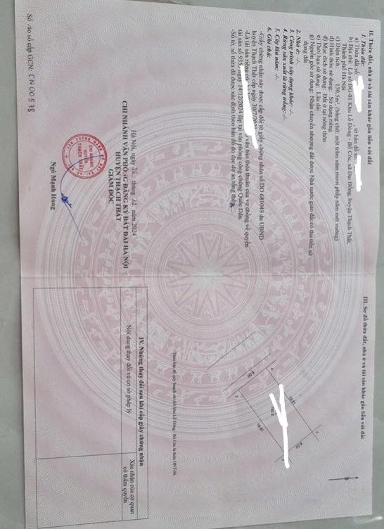 Đất nền dự án Bồ Cóc Lỗ Đòng Đại Đồng Thạch Thất 150m² giá 3 tỷ - Cơ hội đầu tư hấp dẫn!