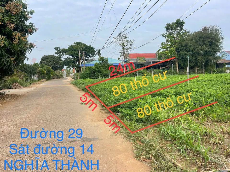 Đất nền 120m² đường 29, Nghĩa Thành, Châu Đức giá 1.17 tỷ - Cơ hội đầu tư hấp dẫn!