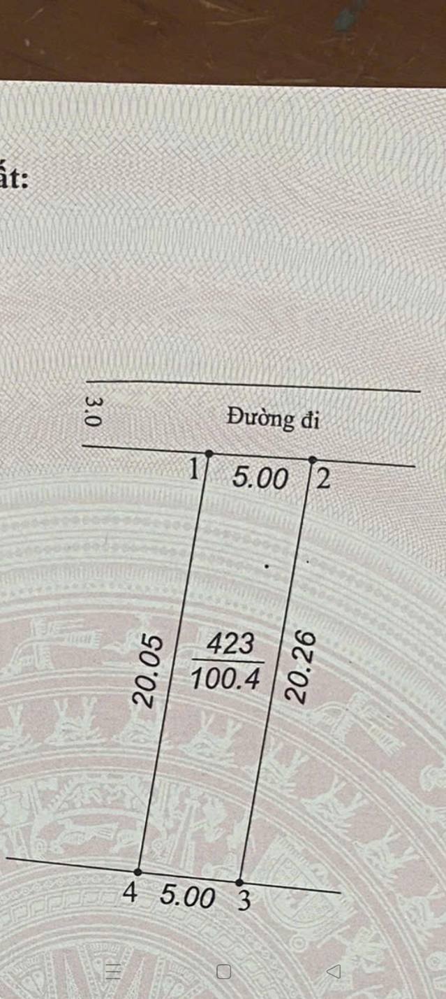 Đất thổ cư Đông Sơn Chương Mỹ 125m² giá chỉ 2 tỷ - Đường rộng thênh thang!