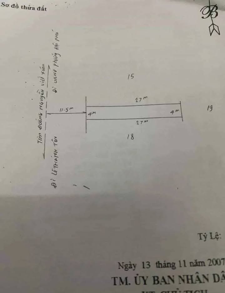 Đất mặt tiền Nguyễn Viết Xuân, Pleiku 257.4m² giá 4 tỷ - Đầu tư sinh lời ngay!