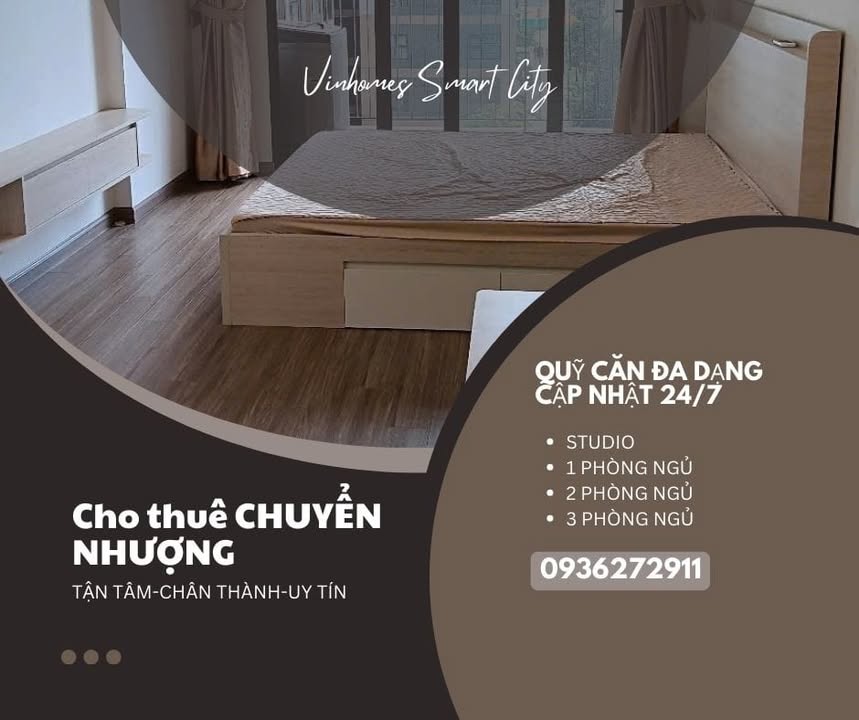 Căn hộ Vinhomes Smart City 25m² giá 6 triệu - Chỉ dành cho khách chốt sớm!