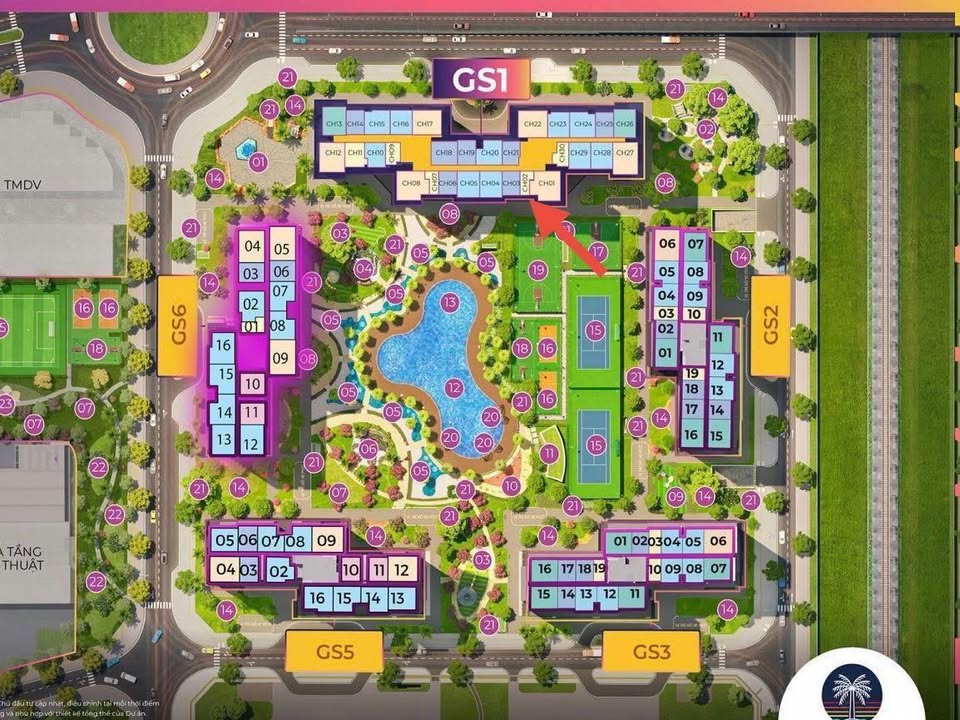 Căn hộ The Miami GS1 Tây Mỗ 25m² giá 2.7 tỷ - Hướng Nam, giá tốt hiếm có!