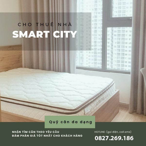 Căn hộ cho thuê Vinhomes Smart City từ 6 triệu - Đầy đủ tiện nghi