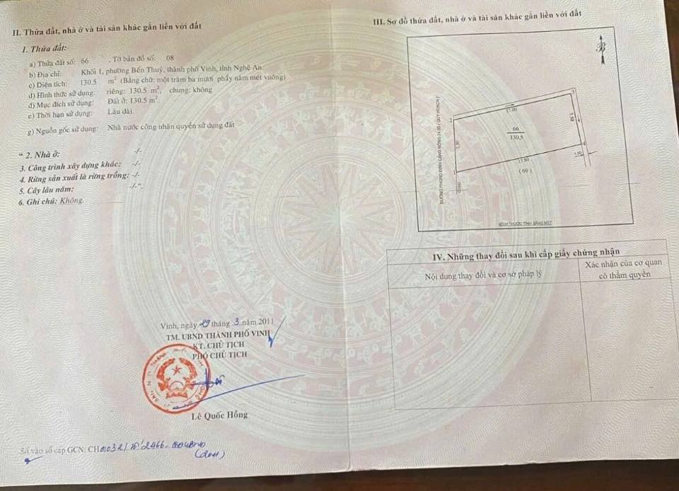 Đất mặt đường Phong Đình Cảng, phường Trường Thi 130,5m² chỉ 1x tỷ - Đầu tư sinh lời!