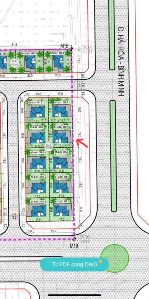 Bán nhà phố tại Trung Chính, Hải Hòa, Tĩnh Gia 306m² - Gần biển chỉ 500m!