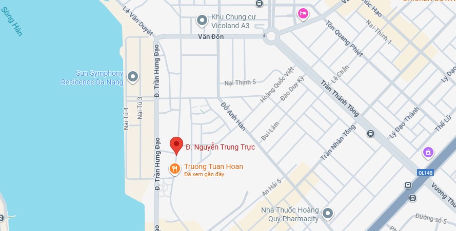 Nhà 2 tầng đường Nguyễn Trung Trực, An Hải Bắc 125m² giá 11 tỷ - Vị trí đắc địa gần sông Hàn!