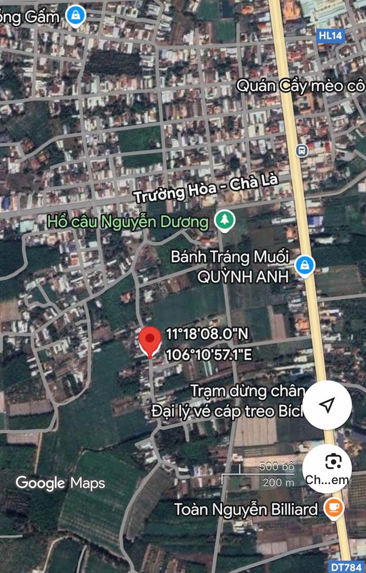 Đất thổ cư 935m² Phường Ninh Thạnh Tây Ninh giá 8.027 tỷ - Đầu tư lý tưởng!