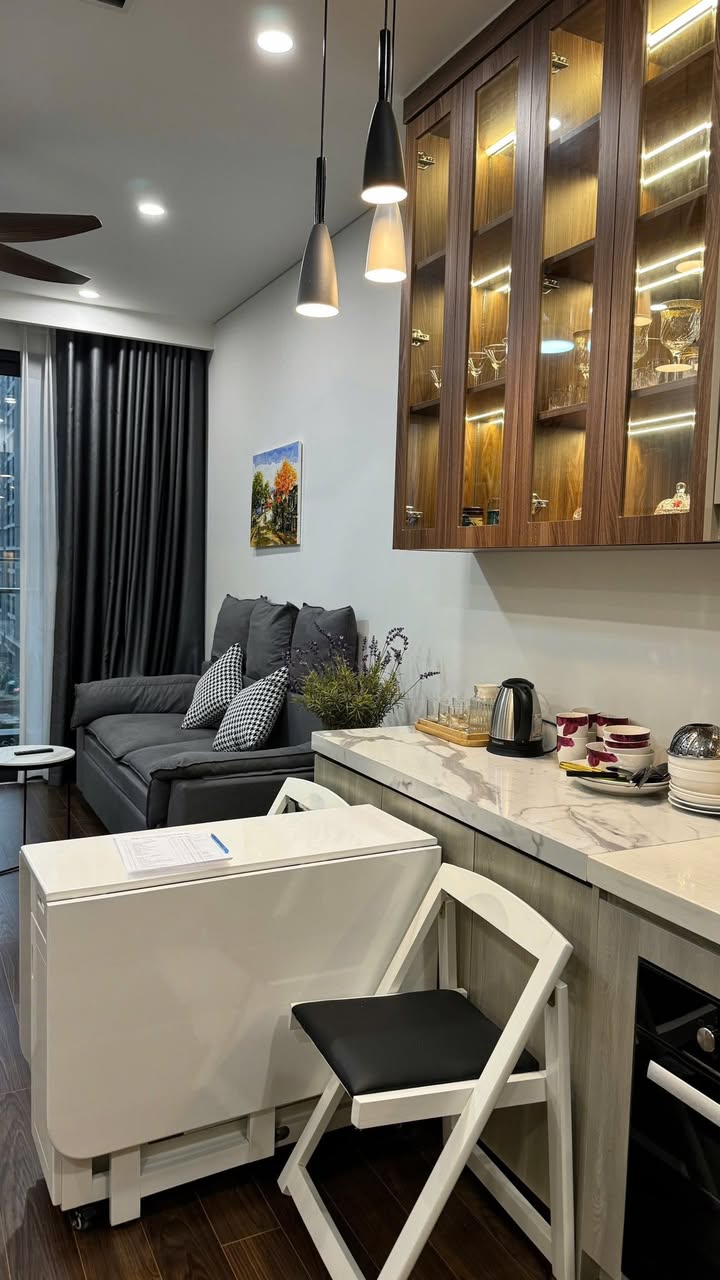 Căn hộ cho thuê tại Vinhomes Smart City 1PN - Full nội thất cao cấp, giá hợp lý!