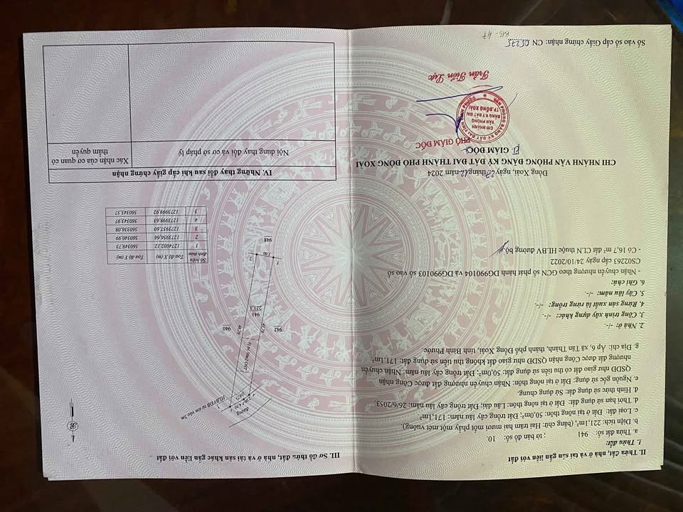 Đất nền Ấp 6 Tân Thành 230m² giá 1 tỷ - Gần chợ và khu công nghiệp