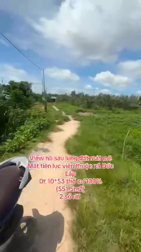 Đất thổ cư 265m² xã Đức Lập, giá 2.15 tỷ - Sổ đỏ chính chủ