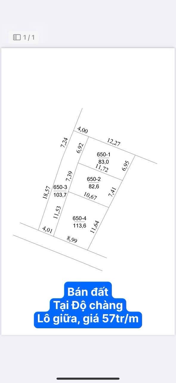Đất nền Đại Thành, Quốc Oai 83m² - Ô tô vào nhà, giá đầu tư hấp dẫn!