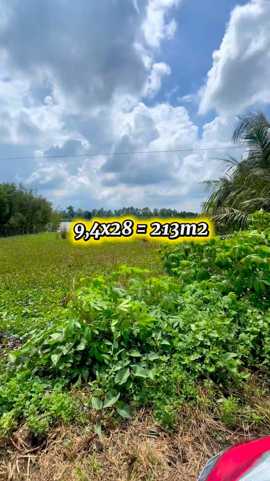 Đất mặt tiền Định Môn, Thới Lai, Cần Thơ 213.7m² giá 1.2 tỷ - Cơ hội đầu tư hiếm có!