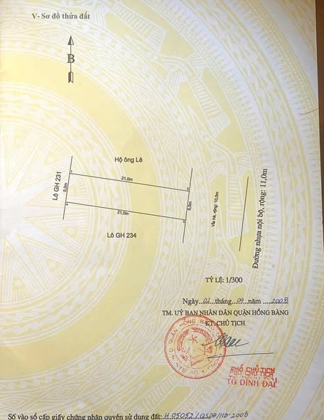 Đất nền KĐT Long Sơn Hồng Bàng 105m² - Vị trí đắc địa cho kinh doanh!