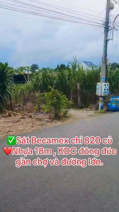 Đất nền mặt tiền Số 6, P. Minh Thành 220m² giá 820 triệu - Đầu tư sinh lời ngay!