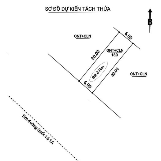 Đất nền mặt tiền Quốc Lộ 1A Lý Trạch 180m² - Giá thỏa thuận hấp dẫn!