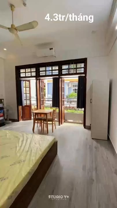 Phòng cho thuê tầng 3 đường Tống Phước Phổ, Hải Châu - Full nội thất chỉ 4.3 triệu!